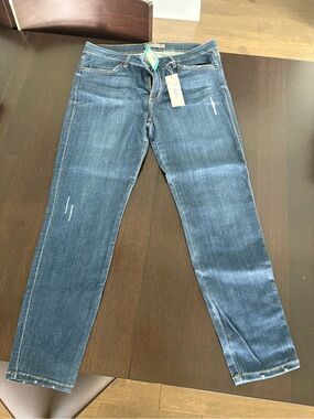 Just USA Mid Rise Skinny Ankle Jeans Dark Wash Made In USA Size 33 NWT